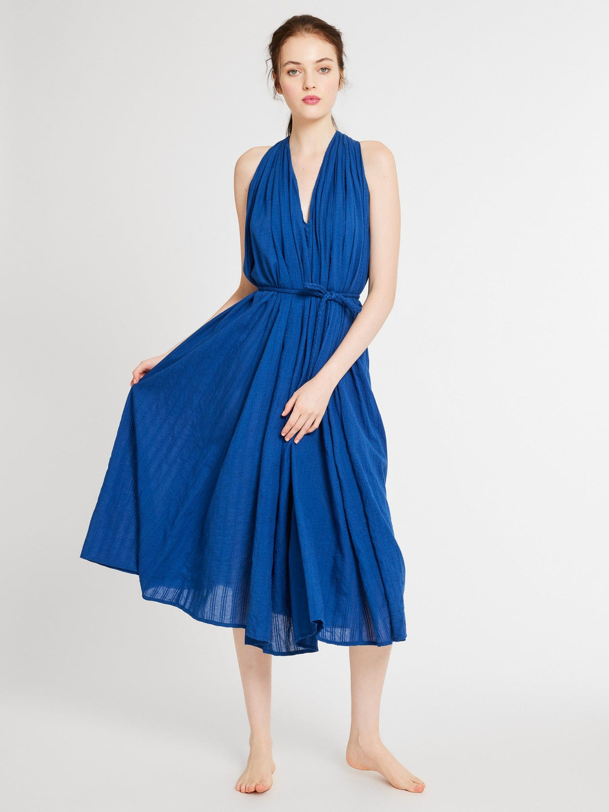 Marilyn Dress in Indigo – MILLE