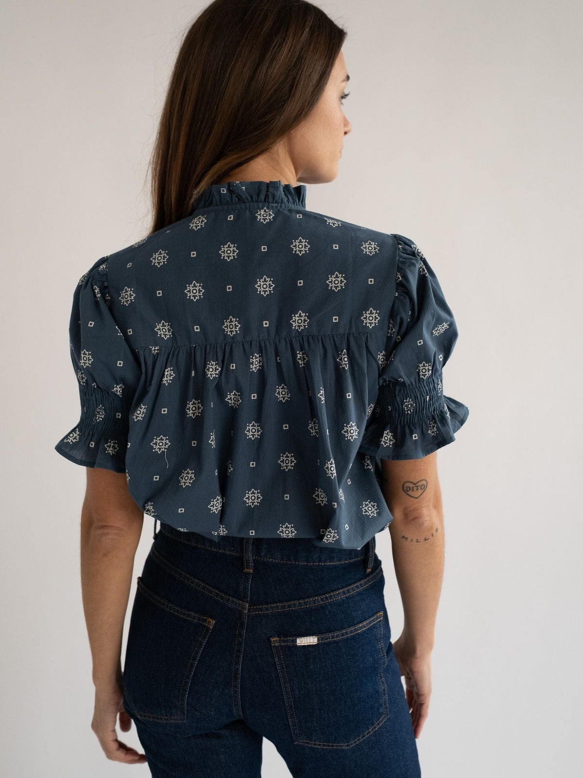 Marnie Top in Bandana — The cloth