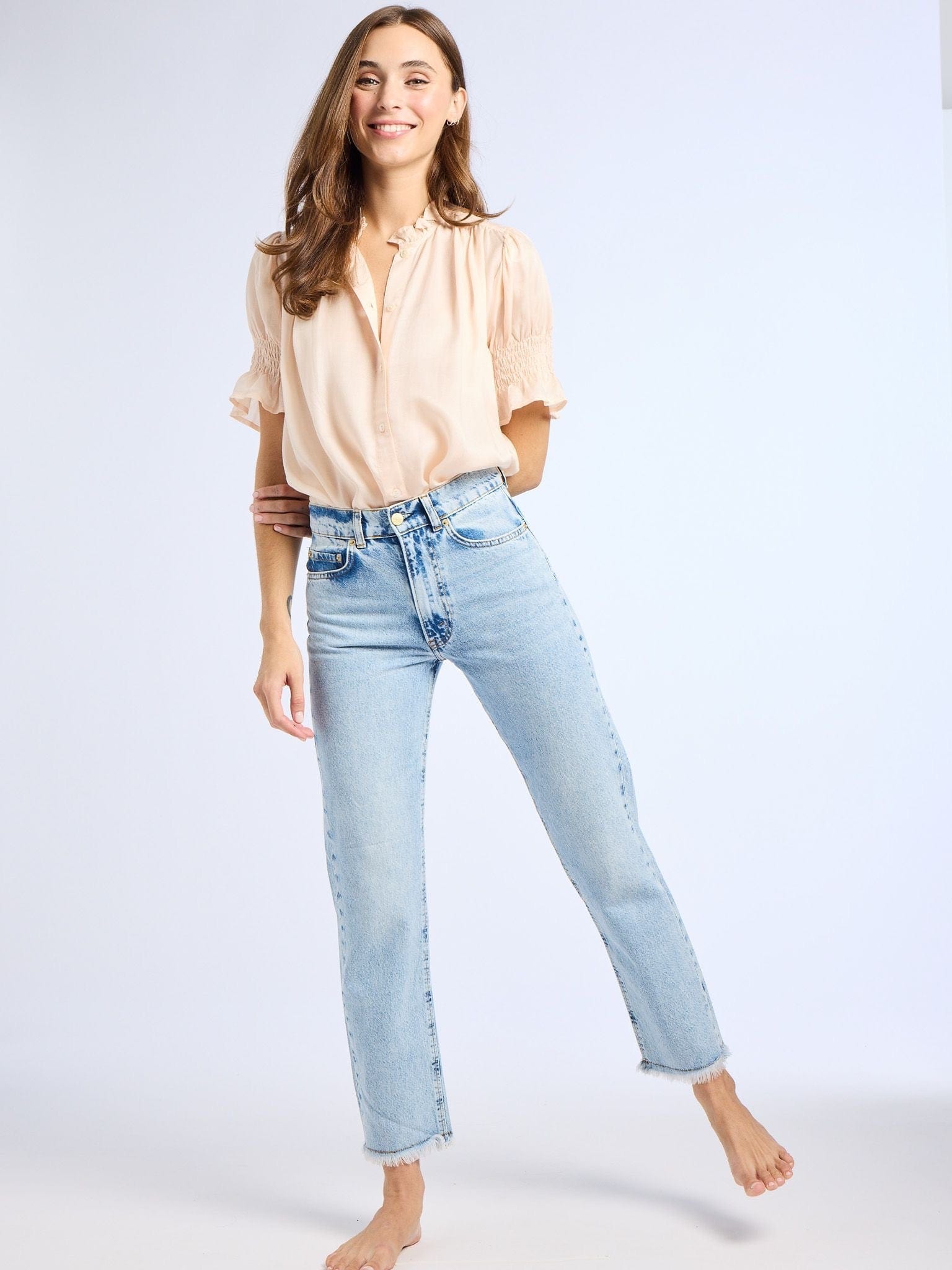 MILLE Clothing Marnie Top in Blush