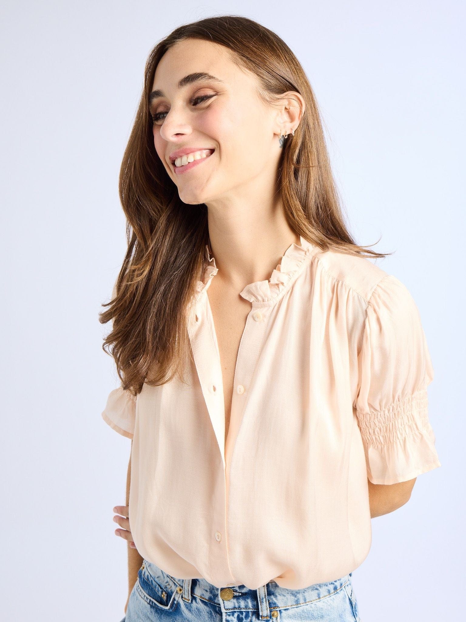 MILLE Clothing Marnie Top in Blush