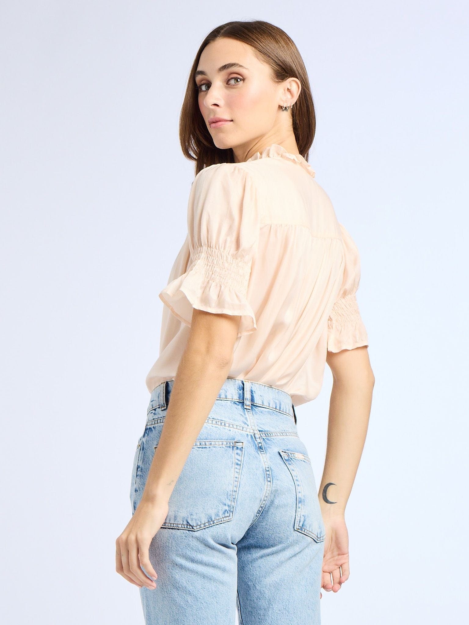 MILLE Clothing Marnie Top in Blush