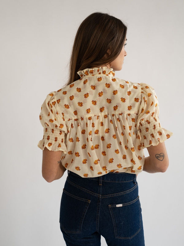 Marnie Top in Honey Petite Bouquet — view 5