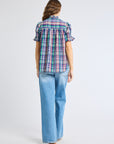MILLE Clothing Marnie Top in Ivy Plaid