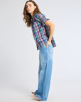 MILLE Clothing Marnie Top in Ivy Plaid