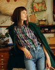 MILLE Clothing Marnie Top in Ivy Plaid