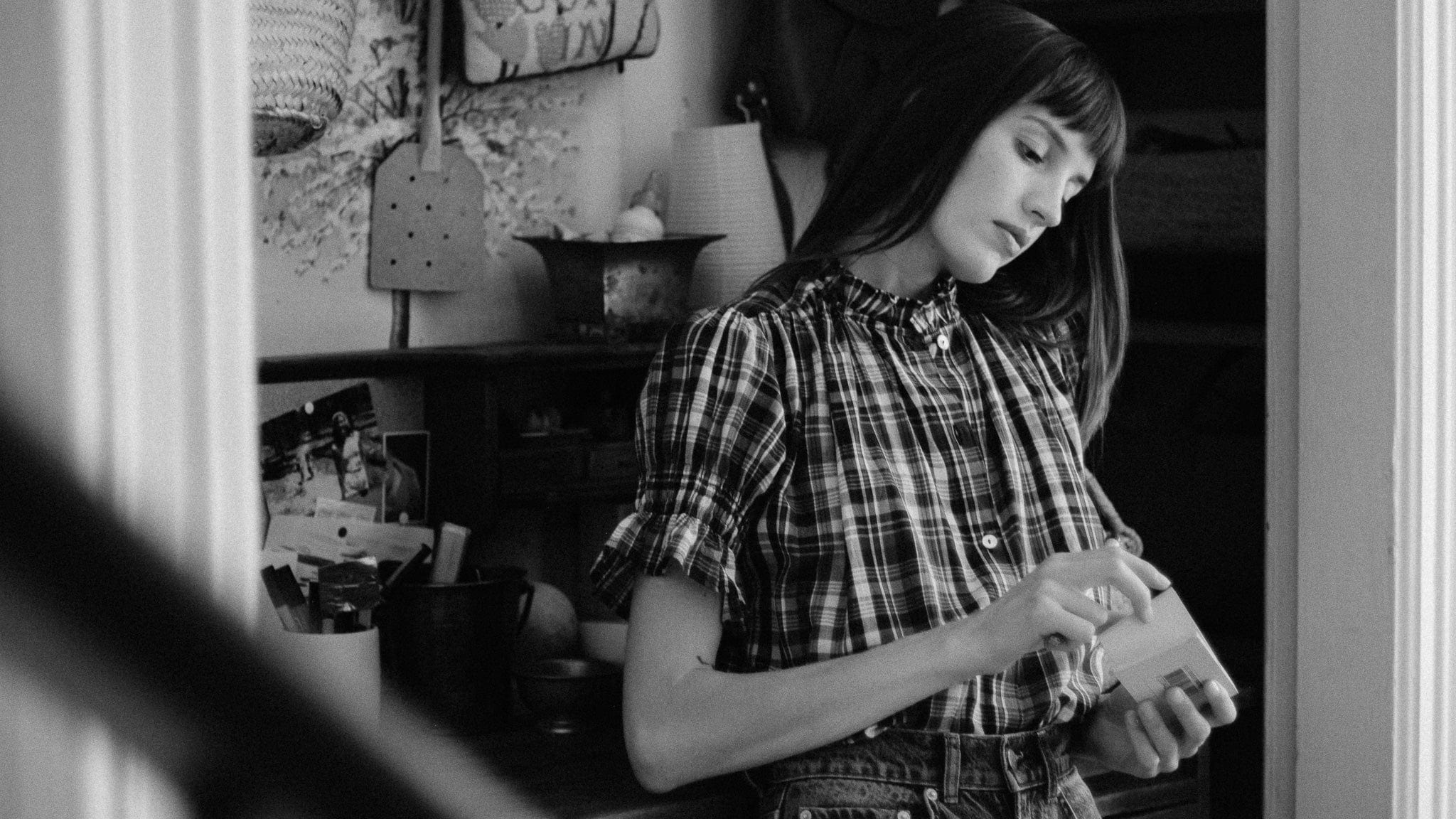MILLE Clothing Marnie Top in Ivy Plaid
