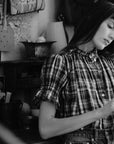 MILLE Clothing Marnie Top in Ivy Plaid