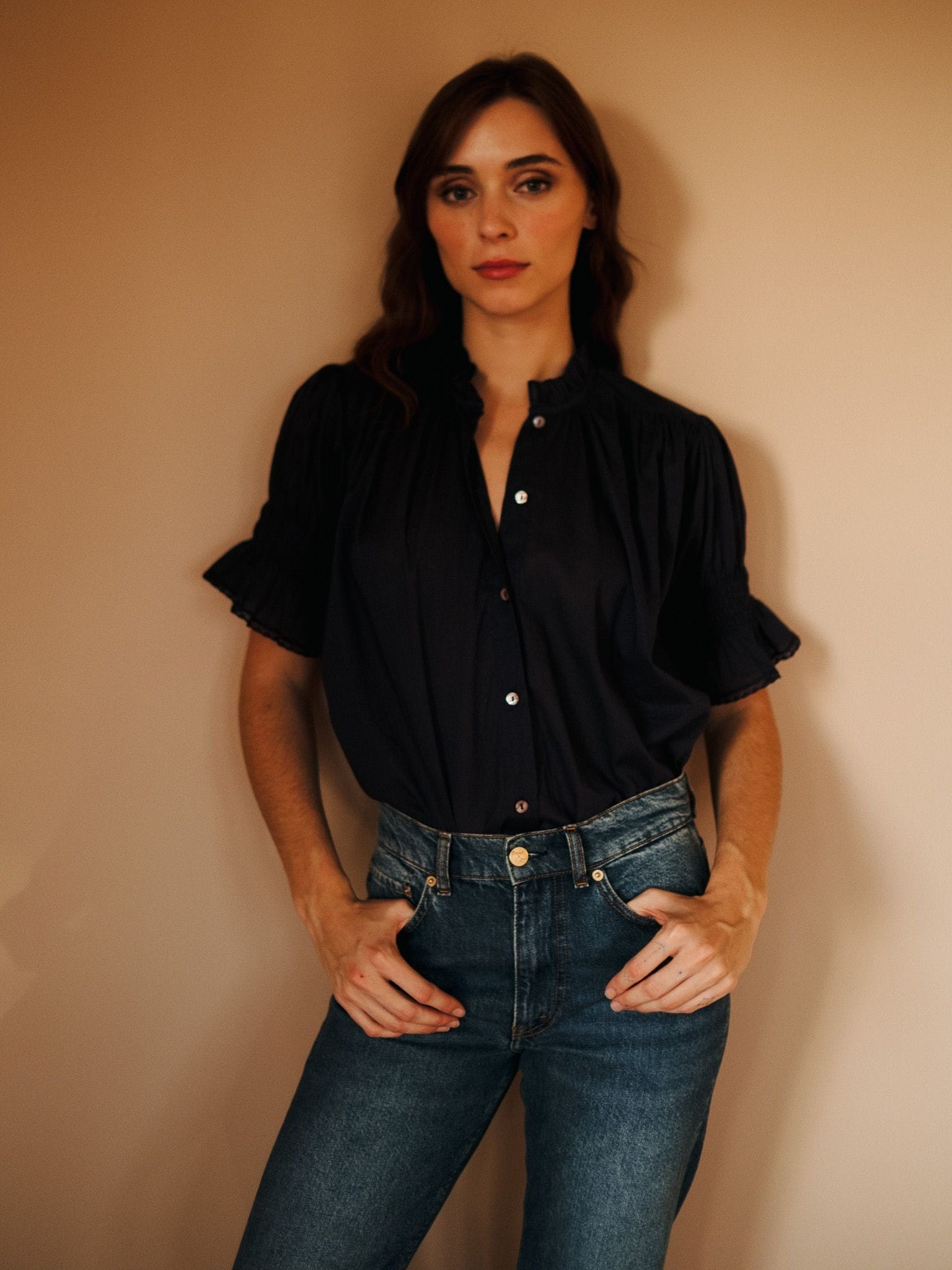 MILLE Clothing Marnie Top in Peacoat