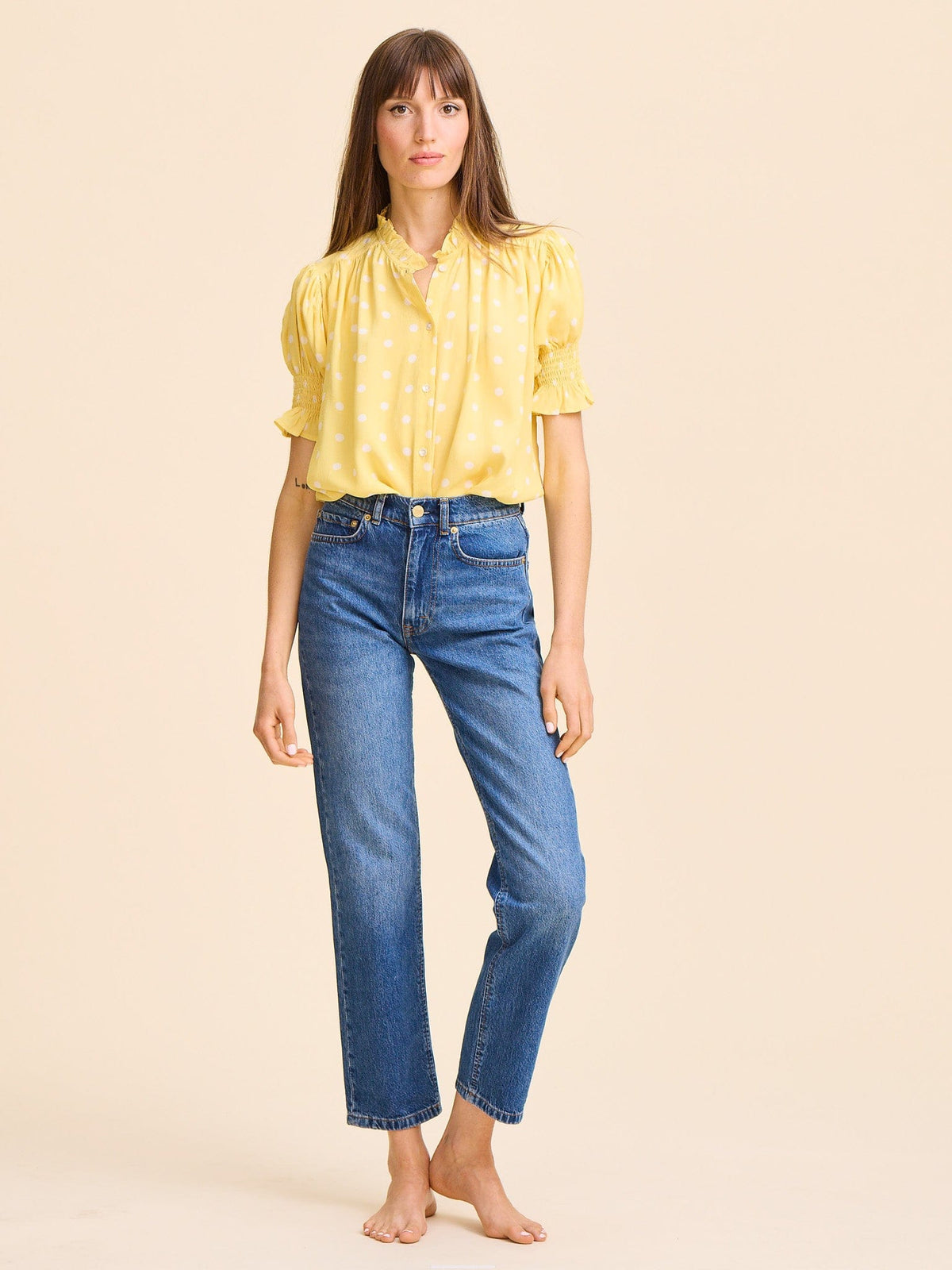 Marnie Top in Snapdragon — The print