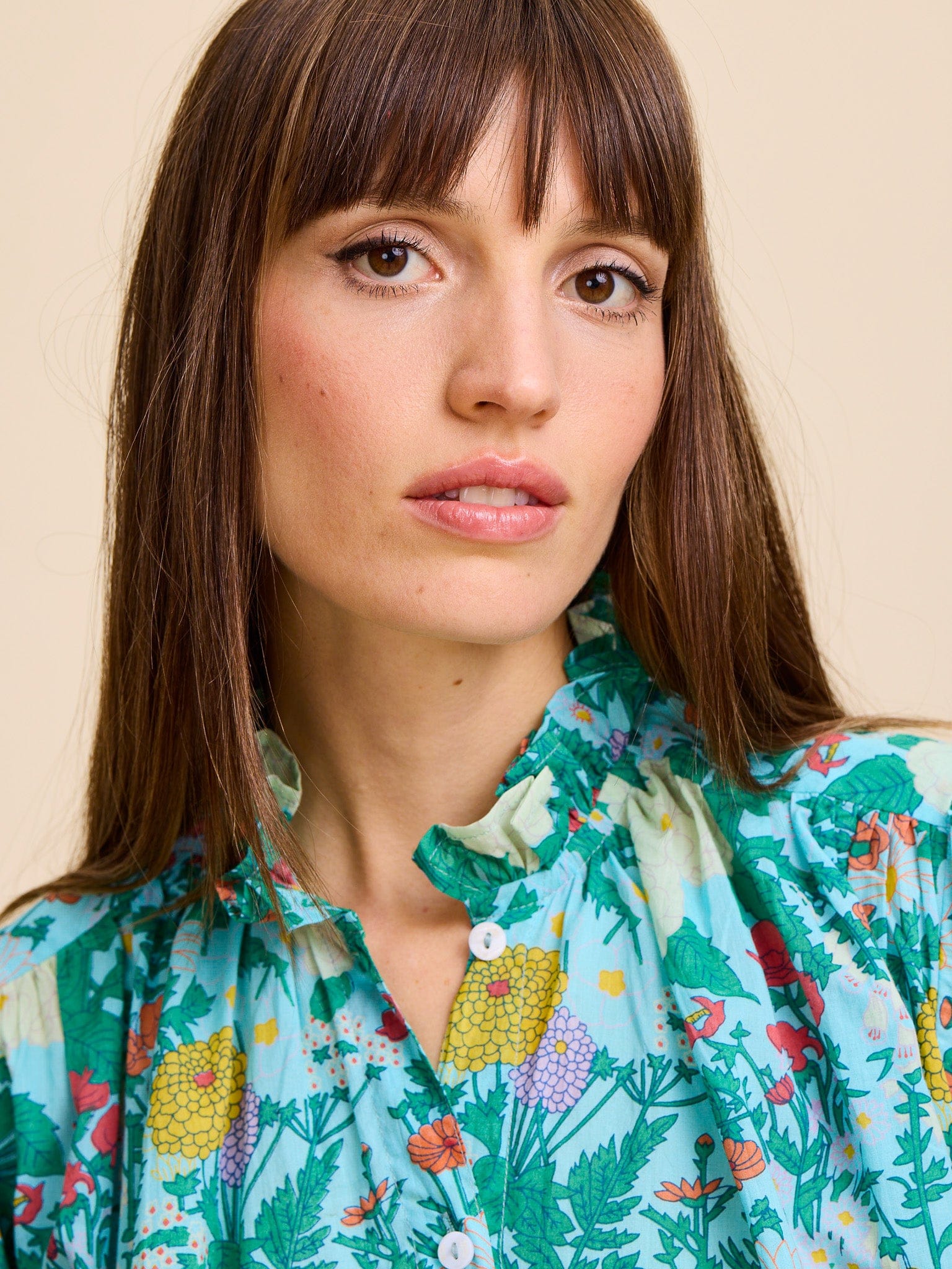 MILLE Clothing Marnie Top in Swedish Garden