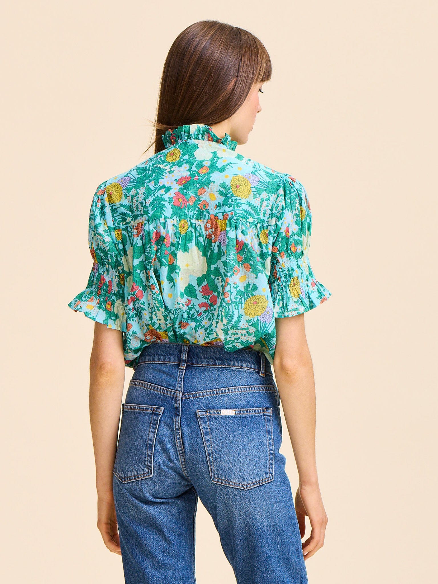 MILLE Clothing Marnie Top in Swedish Garden