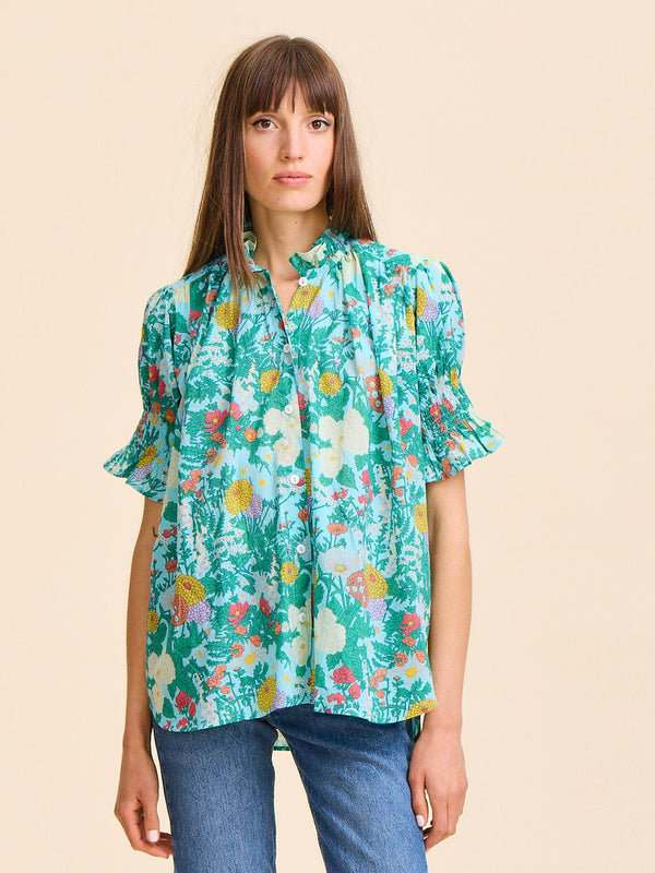 Marnie Top in Swedish Garden — view 3