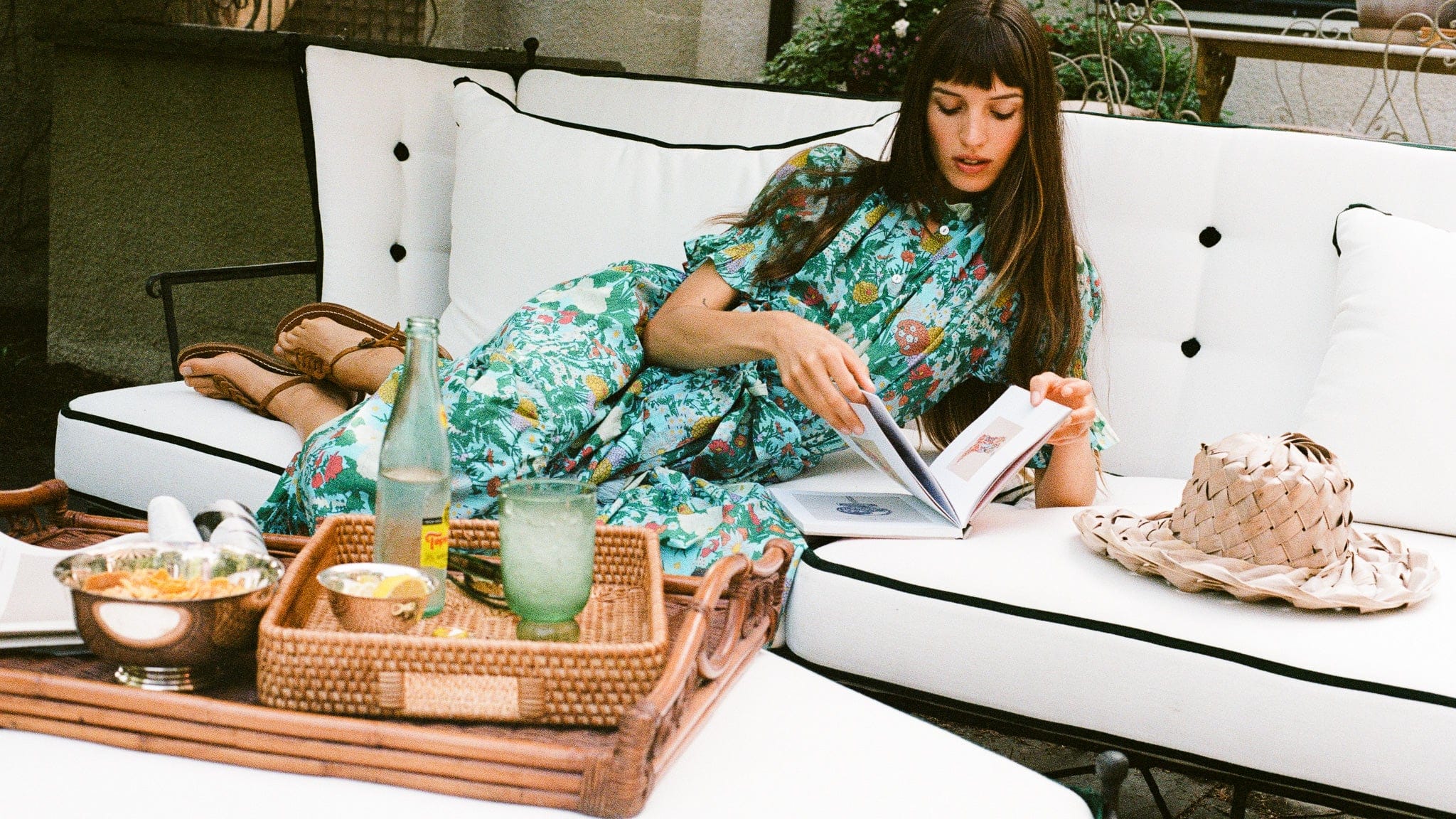 MILLE Clothing Marnie Top in Swedish Garden