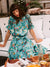 MILLE Marnie Top in Swedish Garden – botanical print button-down, front view