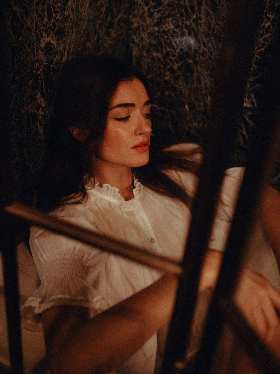 Marnie Top in White — alternate view
