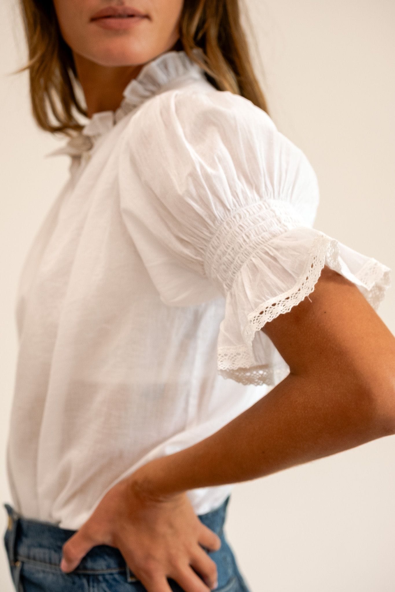 MILLE Clothing Marnie Top in White