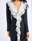 MILLE Clothing Matilda Dress in Black Dot