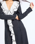 MILLE Clothing Matilda Dress in Black Dot