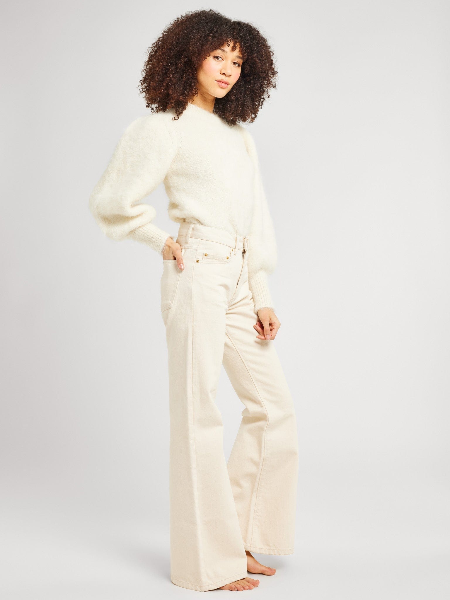 MILLE Clothing Maya Sweater in White