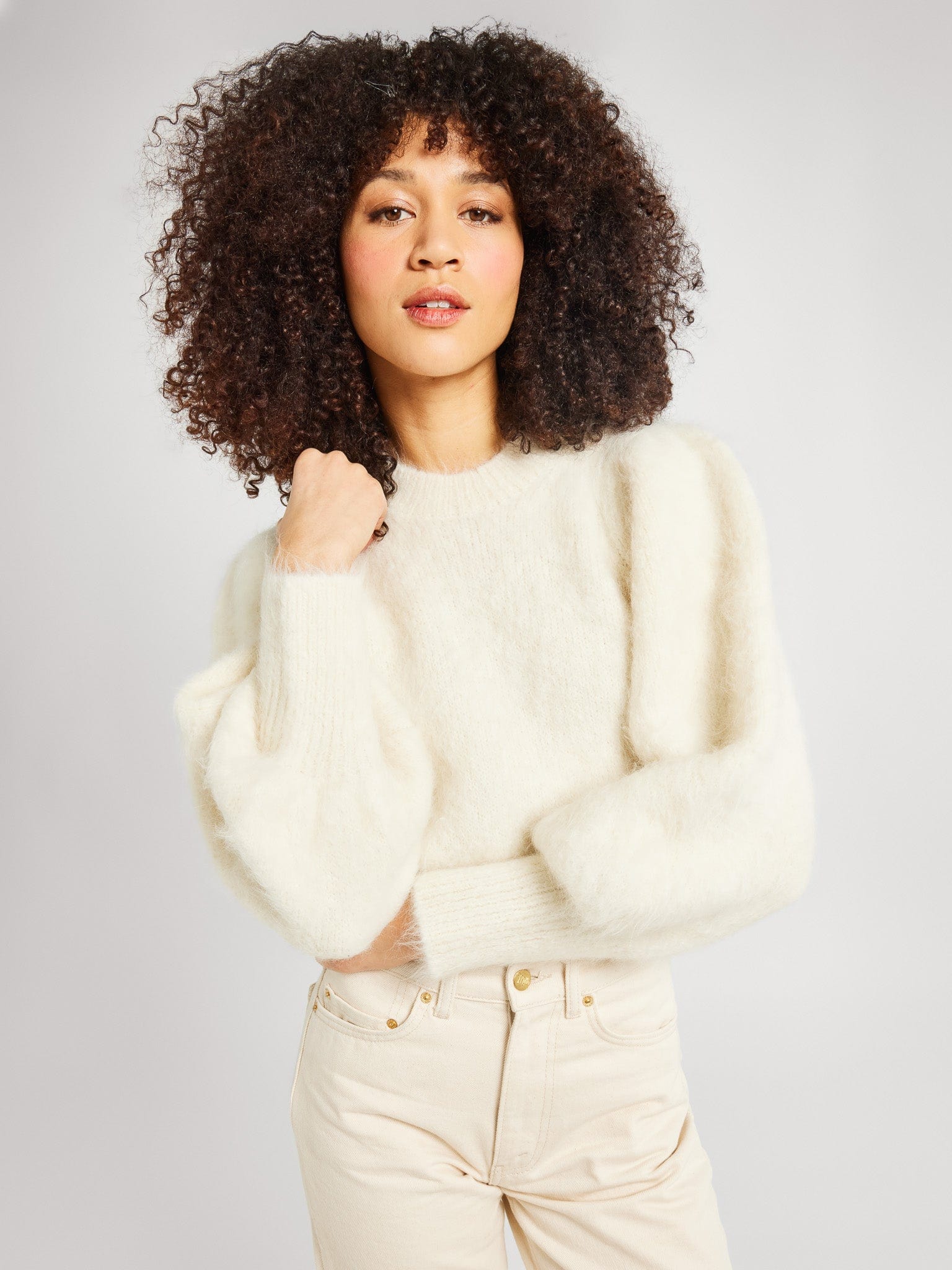 MILLE Clothing Maya Sweater in White