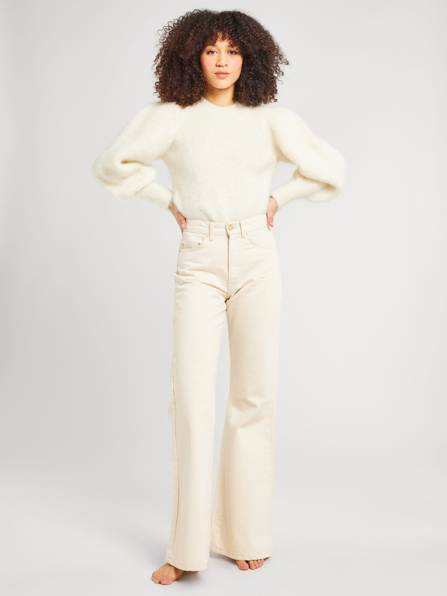 MILLE Clothing Maya Sweater in White