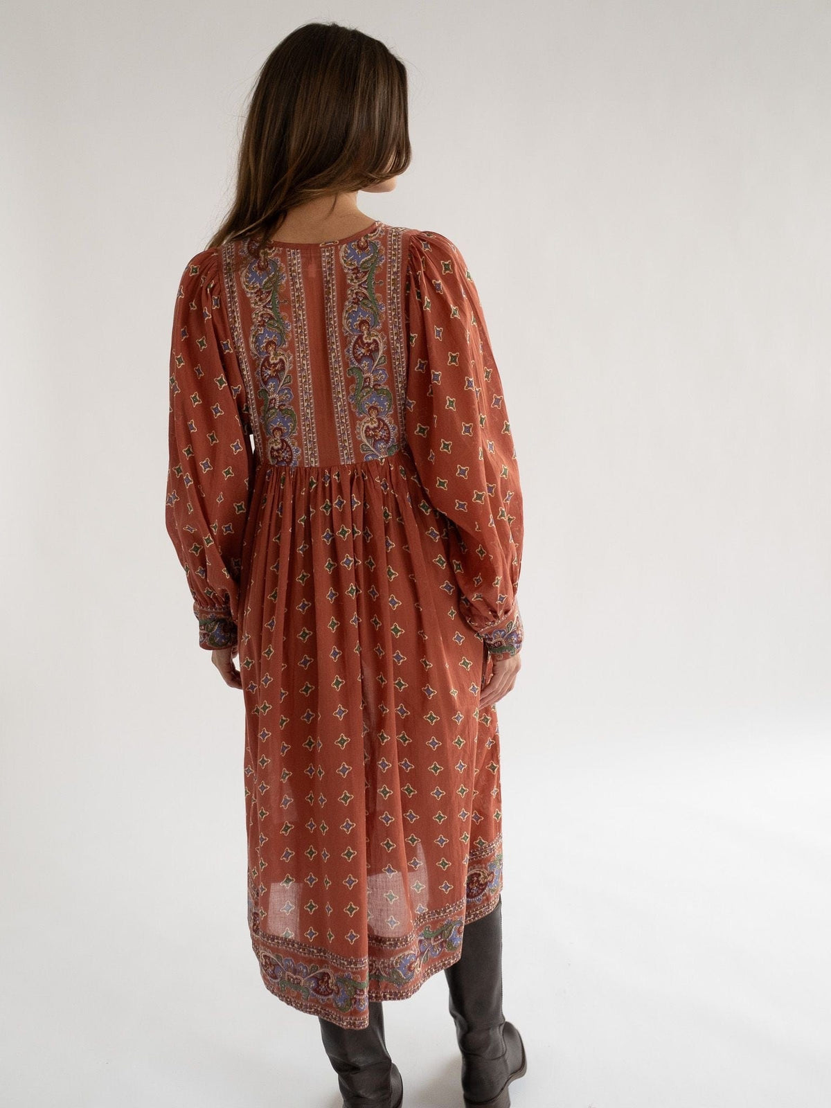 Michelle Dress in Chateau — The cut