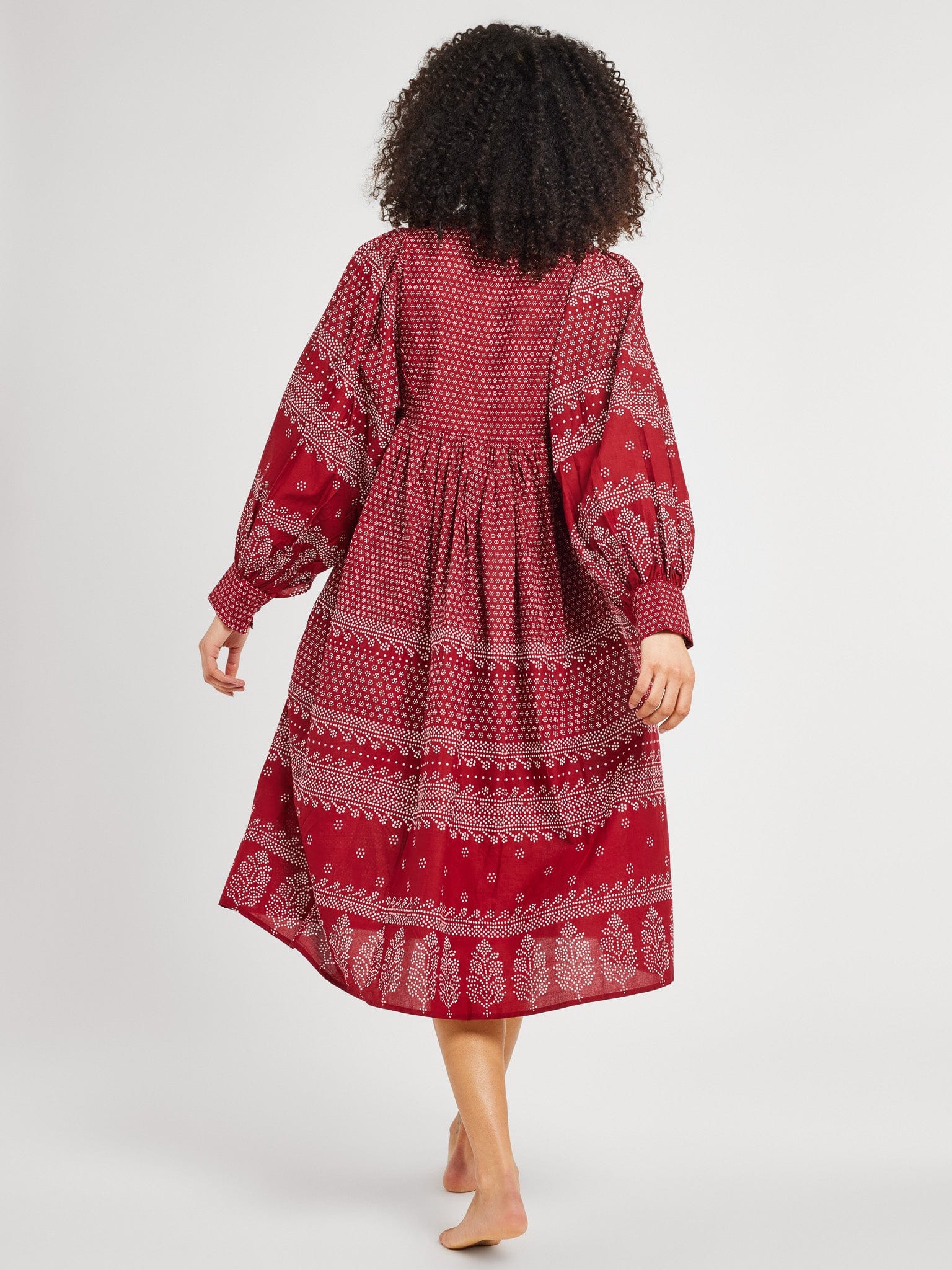 MILLE Clothing Michelle Dress in Raspberry Mosaic