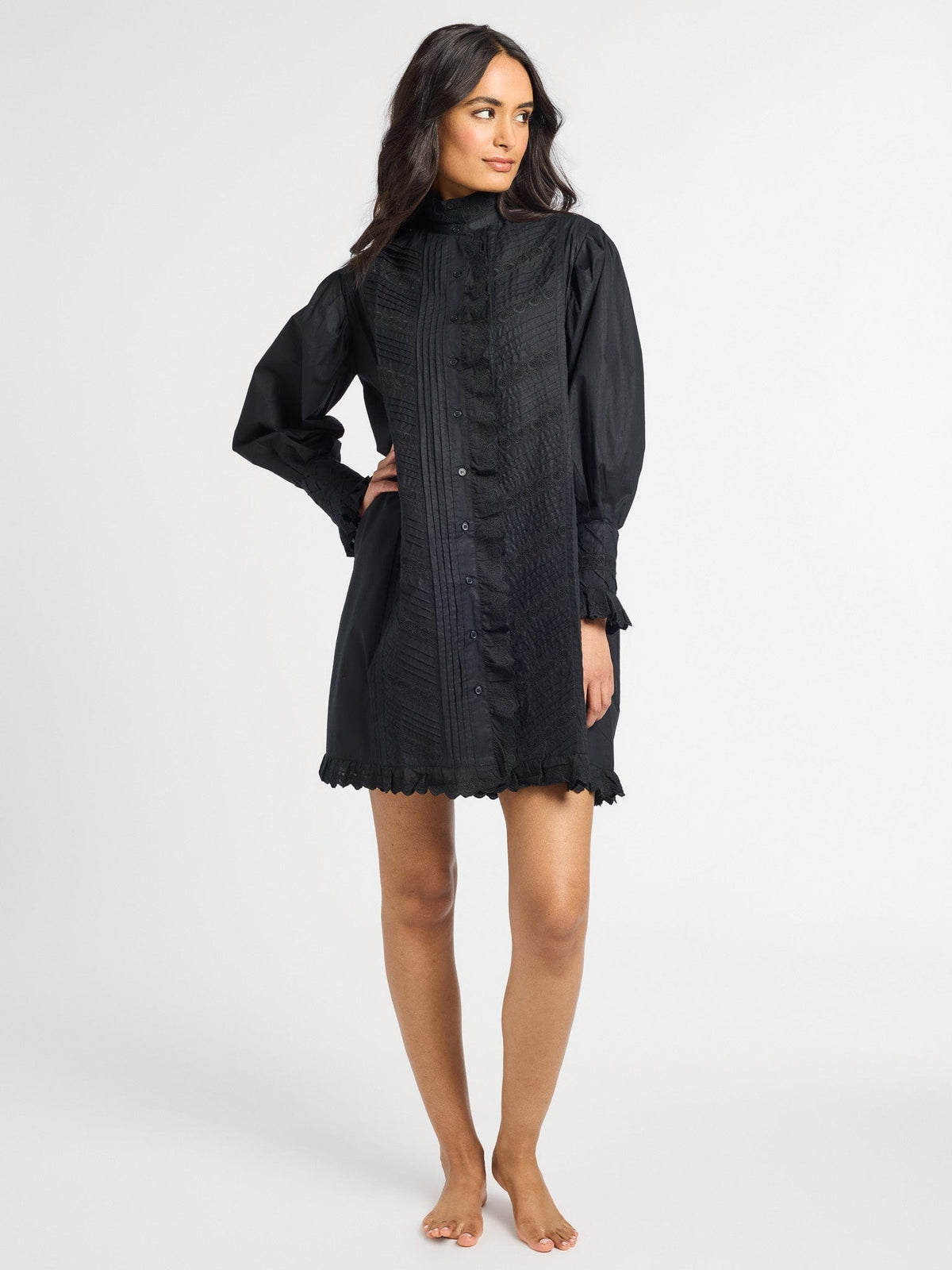 Mika Dress in Black — The cloth