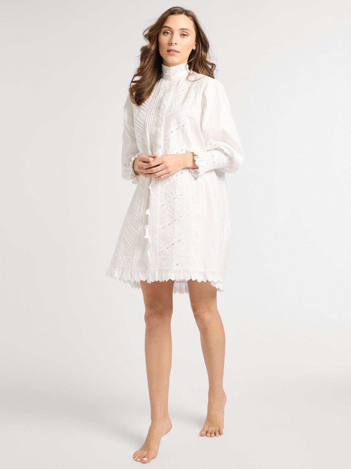 Mika Dress in White — The cloth