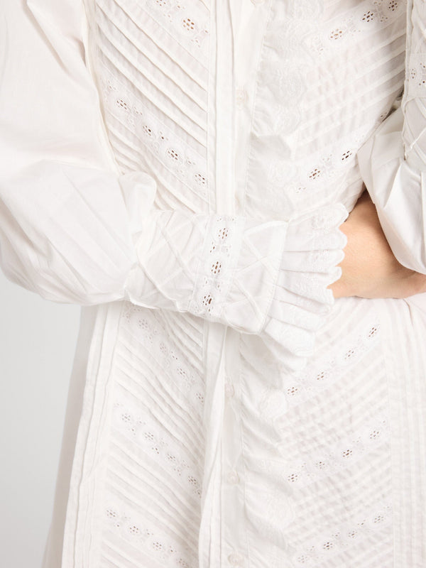 Mika Dress in White — view 4