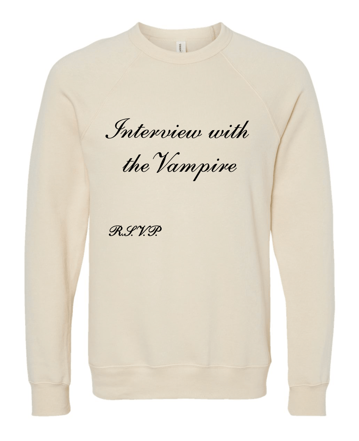 MILLE MOVIE CLUB Interview with the Vampire Sweatshirt — The cut