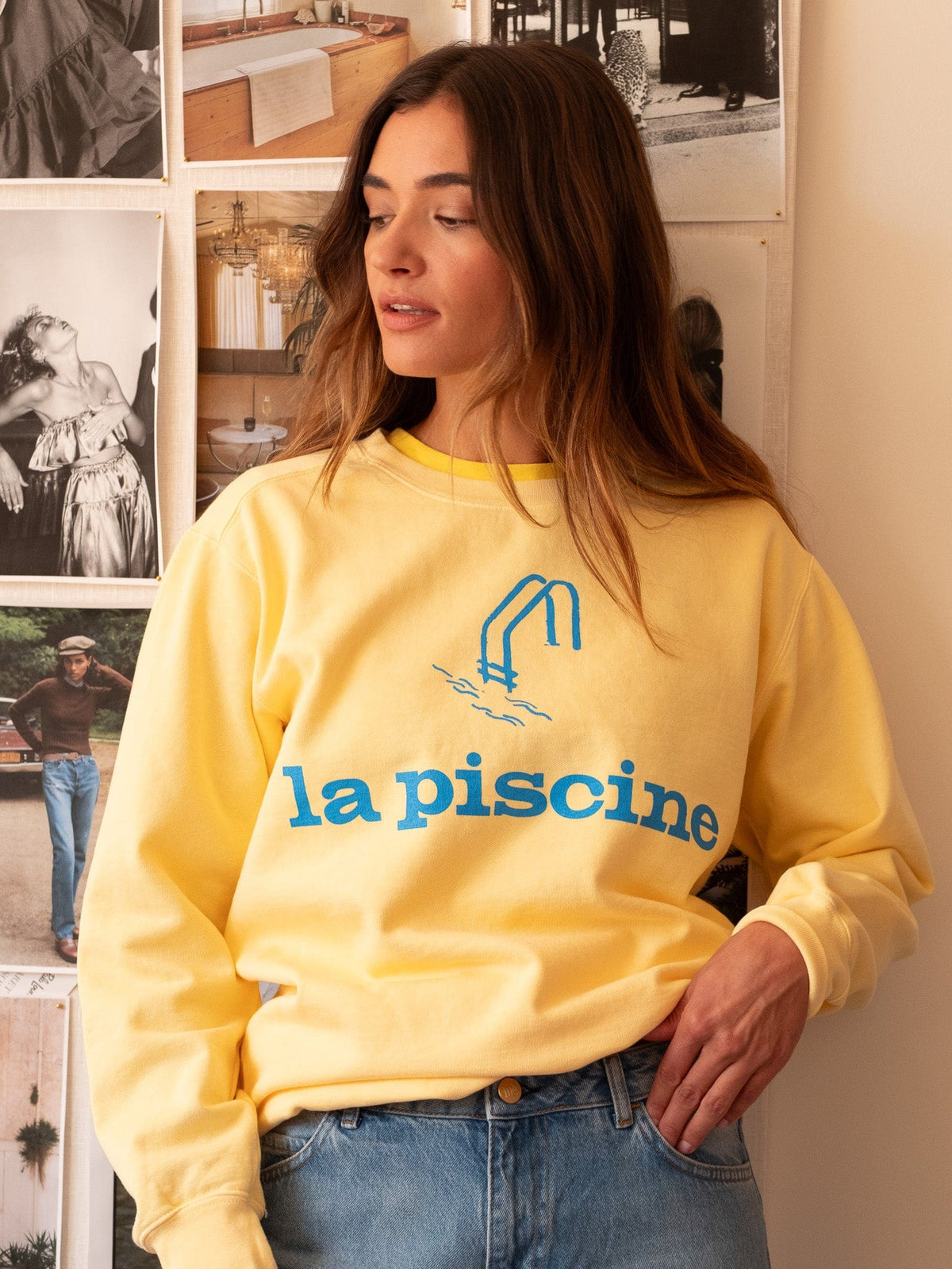 MILLE MOVIE CLUB La Piscine Sweatshirt — The cut