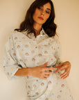 MILLE Clothing Molly Top in Seashell Embroidery