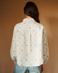 MILLE Clothing Molly Top in Seashell Embroidery