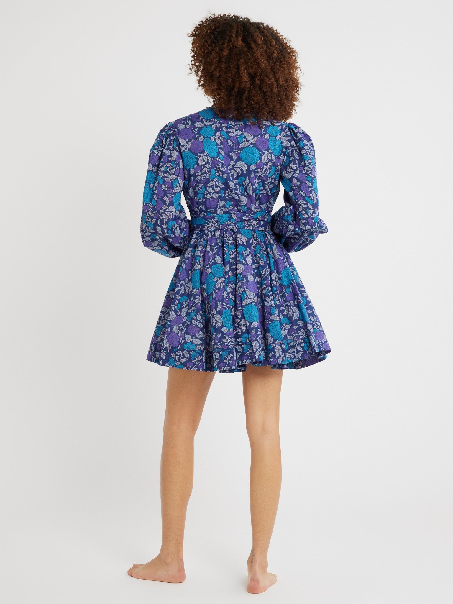 Nan Wrap Dress in Twilight – MILLE