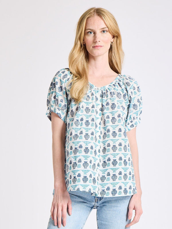 Naomi Top in Athens Print — view 5