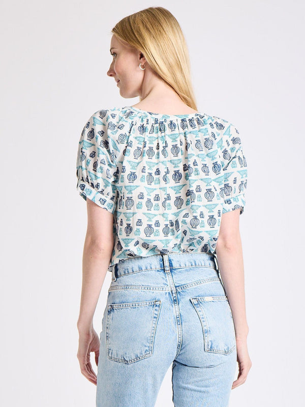 Naomi Top in Athens Print — view 6