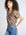 MILLE Clothing Naomi Top in Cocoa Floral