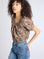 MILLE Clothing Naomi Top in Cocoa Floral