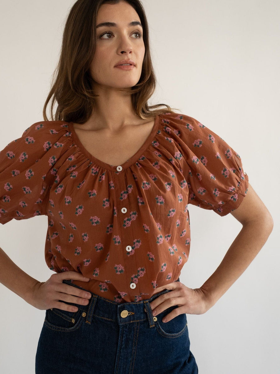 Naomi Top in Petite Bouquet