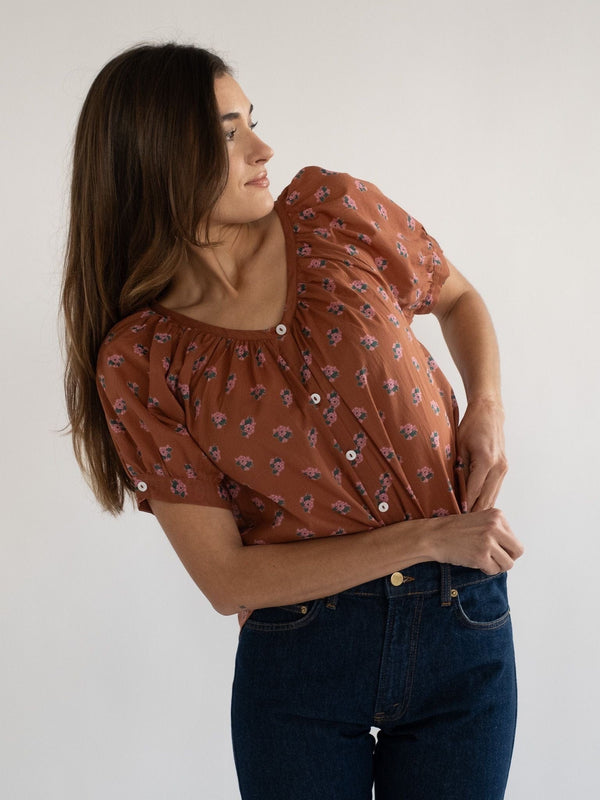 Naomi Top in Petite Bouquet — view 7