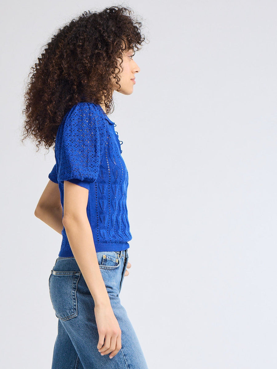 Nina Henley in Cobalt — alternate view