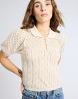 MILLE Clothing Nina Henley in Ivory