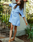MILLE Clothing Noa Dress in Blue Oxford