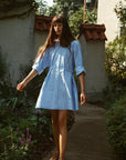MILLE Clothing Noa Dress in Blue Oxford