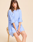 MILLE Clothing Noa Dress in Blue Oxford