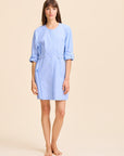MILLE Clothing Noa Dress in Blue Oxford