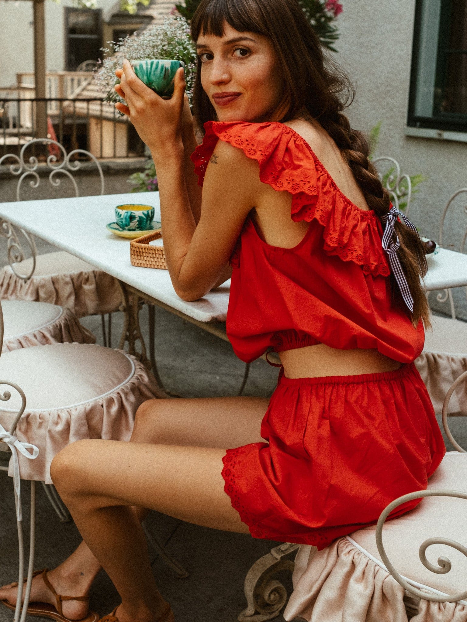 MILLE Clothing Olivia Short in Scarlet