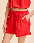 MILLE Clothing Olivia Short in Scarlet