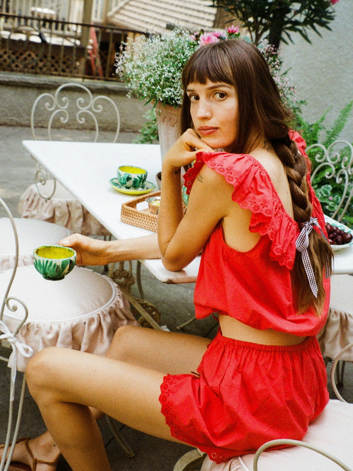 Olivia Short in Scarlet